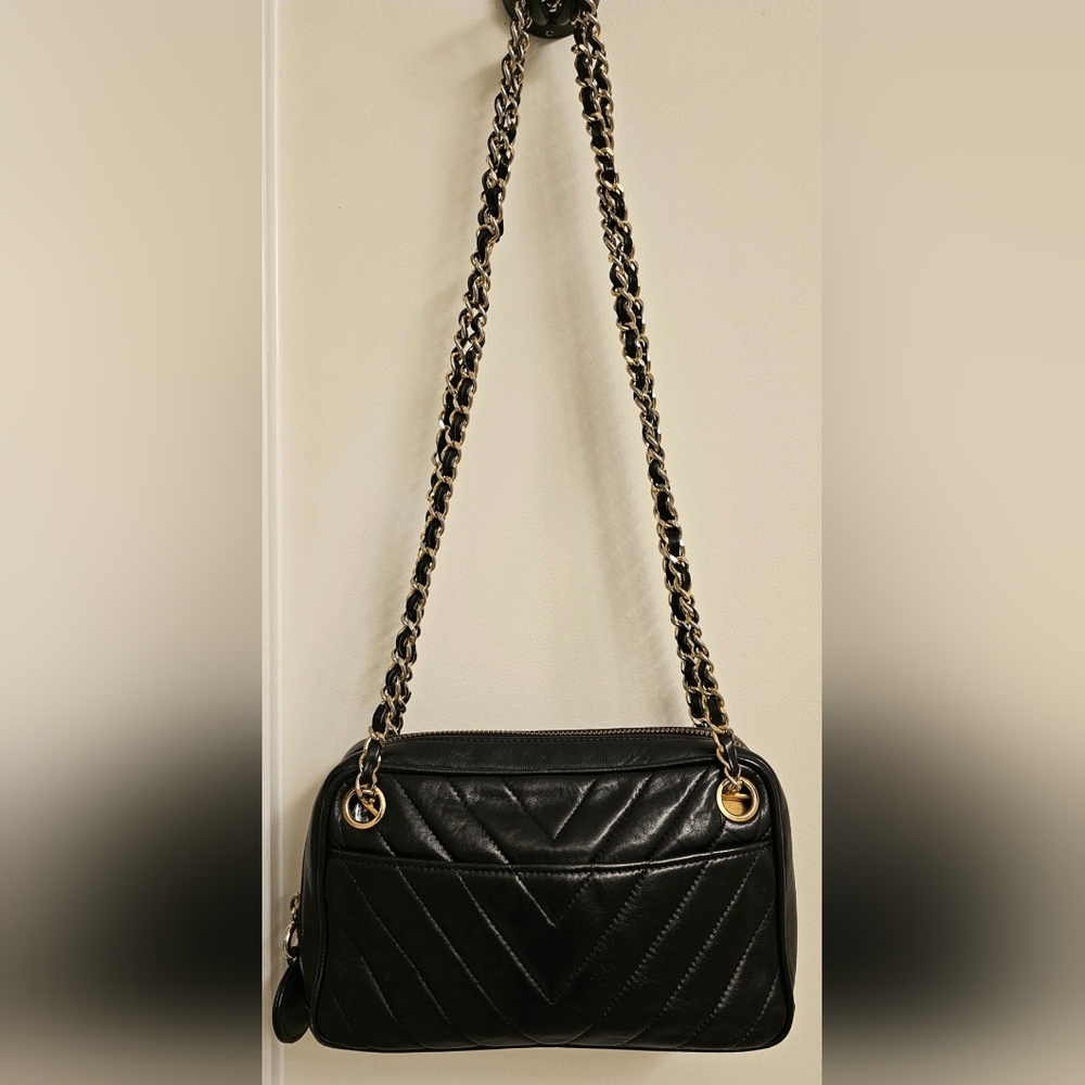 CHANEL Vintage Black Camera Bag